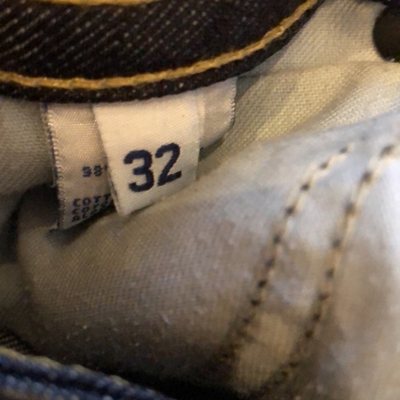 🇬🇧Hudson Button back pocket wide boot leg belt loops comfy jeans - Picture 8 of 12